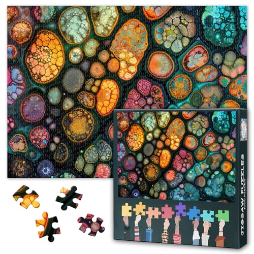 1000 Teile Erwachsenenpuzzle - Coolstes Wissenschafts-Puzzle, Embryonalentwicklung & Zellbiologie, STEM-Lernpuzzle(70x50 cm) von TISHIRON