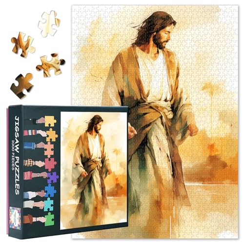 1000 Teile Puzzle Erwachsene - Schwer Unmöglich Schwierig Herausfordernde Familienpuzzle, 27,5x19,7 Zoll Puzzlespiele Christlich, Puzzlespiel für Frauen Home Decoration Geschenk von TISHIRON