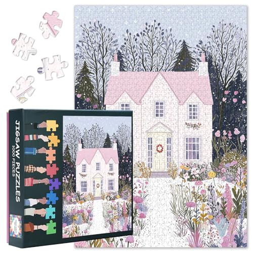 1000 Teile Puzzle für Erwachsene, Schöne Häuser und farbenfrohe Gärten Puzzle für Erwachsene 1000 Teile, 50x70cm 1000 Teile Puzzle für Erwachsene, Schöne Häuser und farbenfrohe Gärten Puzzle für Erwachsene 1000 Teile, 50x70cm von TISHIRON