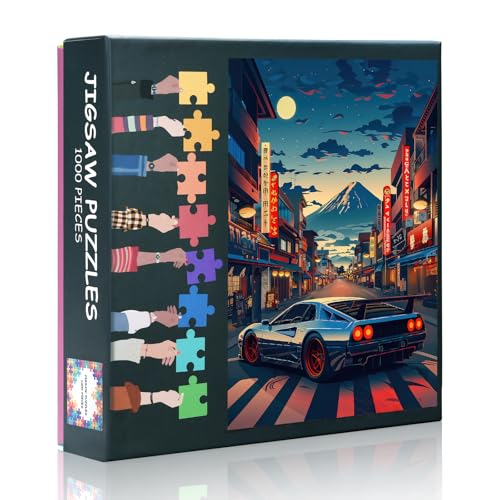1000 Teile Puzzle für Erwachsene - Anime Auto Puzzles 1000 Teile für Erwachsene Stadtbild Puzzles für Erwachsene - Fertige Puzzle-Größe ist 27,5 x 19,7 Zoll 1000 Teile Puzzle für Erwachsene - Anime Auto Puzzles 1000 Teile für Erwachsene Stadtbild Puzzles für Erwachsene - Fertige Puzzle-Größe ist 27,5 x 19,7 Zoll von TISHIRON
