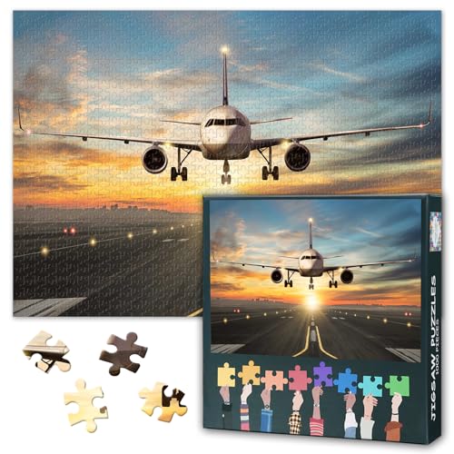 1000 Teile Puzzle für Erwachsene Flugzeug Inspirierende Flugzeug Kunst Ländliche Deko Vintage Aviation Landschaft Herausforderndes Puzzle Geschenk für Piloten und Landleben Enthusiasten 1000 Teile Puzzle für Erwachsene Flugzeug Inspirierende Flugzeug Kunst Ländliche Deko Vintage Aviation Landschaft Herausforderndes Puzzle Geschenk für Piloten und Landleben Enthusiasten von TISHIRON