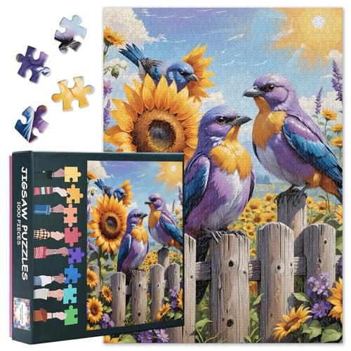 Blume und Vogel Paradies 1000 Stück Puzzle für Erwachsene Tierpuzzle für Erwachsene Familie Herausforderung Spiel Geeignet für Spiel Nächte Geschenke für Familie und Freunde Größe: 70x50cm Blume und Vogel Paradies 1000 Stück Puzzle für Erwachsene Tierpuzzle für Erwachsene Familie Herausforderung Spiel Geeignet für Spiel Nächte Geschenke für Familie und Freunde Größe: 70x50cm von TISHIRON