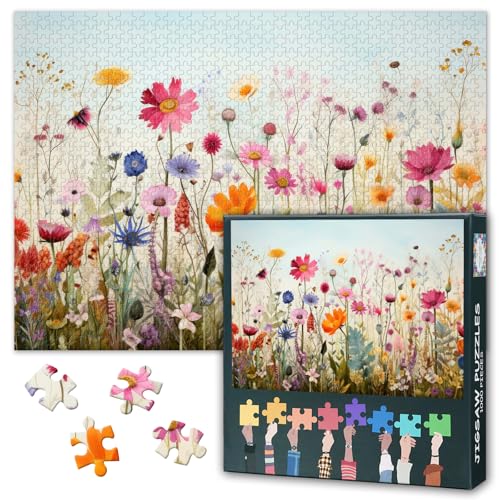 Botanische Puzzles für Erwachsene – Blumen-Puzzles 1000 Teile für Erwachsene, 70 x 50 cm Blühende Pflanzenkunst Schwieriges und herausforderndes Puzzlespiel für die Wohnzimmerwanddekoration Botanische Puzzles für Erwachsene – Blumen-Puzzles 1000 Teile für Erwachsene, 70 x 50 cm Blühende Pflanzenkunst Schwieriges und herausforderndes Puzzlespiel für die Wohnzimmerwanddekoration von TISHIRON