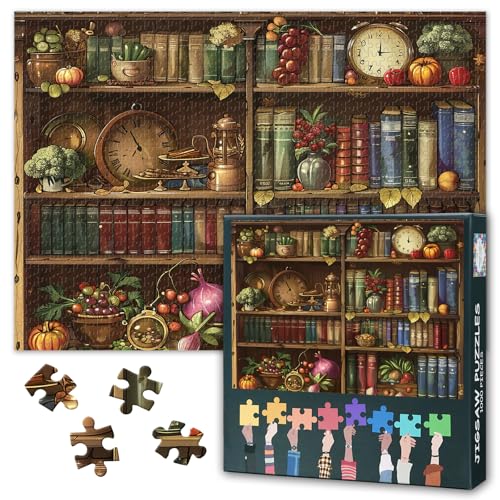 Bücherregal Puzzles Für Erwachsene Bücherschrank Puzzles Für Familie Spiel Schwierige Herausforderung 1000 Stück Puzzle Bücherregal Voll Von Obst Gemüse Für Haus Wanddekoration Puzzle Kunst 50cmx70cm Bücherregal Puzzles Für Erwachsene Bücherschrank Puzzles Für Familie Spiel Schwierige Herausforderung 1000 Stück Puzzle Bücherregal Voll Von Obst Gemüse Für Haus Wanddekoration Puzzle Kunst 50cmx70cm von TISHIRON