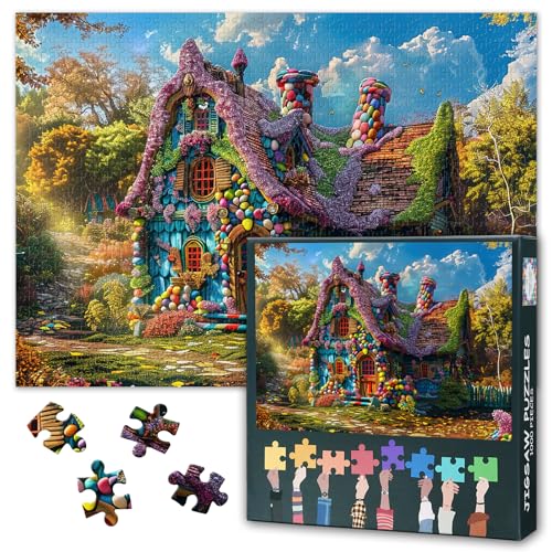 Candy House 1000 Stück Puzzles Für Erwachsene Candy Cabin Jigsaw Puzzles Für Wand-Kunst-Dekor Fantasy-Thema Kabine Intelligenz Puzzle Für Erwachsene Familie Indoor-Spiele 70cmx50cm Candy House 1000 Stück Puzzles Für Erwachsene Candy Cabin Jigsaw Puzzles Für Wand-Kunst-Dekor Fantasy-Thema Kabine Intelligenz Puzzle Für Erwachsene Familie Indoor-Spiele 70cmx50cm von TISHIRON