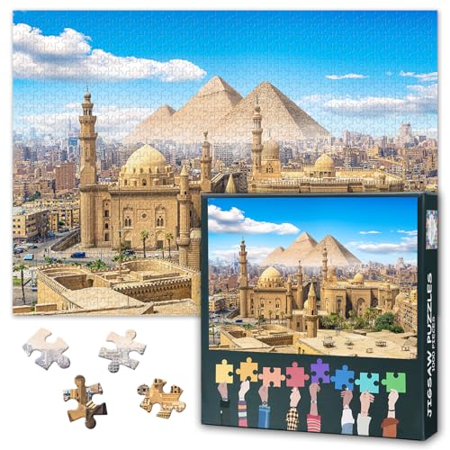 Erwachsene Puzzle 1000 Blöcke, Sultan Hassan Moschee Puzzle, Pyramiden Erwachsene Puzzle, Erwachsene Puzzle oder Spielzeug, geeignet für ältere Freunde 50x70cm Erwachsene Puzzle 1000 Blöcke, Sultan Hassan Moschee Puzzle, Pyramiden Erwachsene Puzzle, Erwachsene Puzzle oder Spielzeug, geeignet für ältere Freunde 50x70cm von TISHIRON