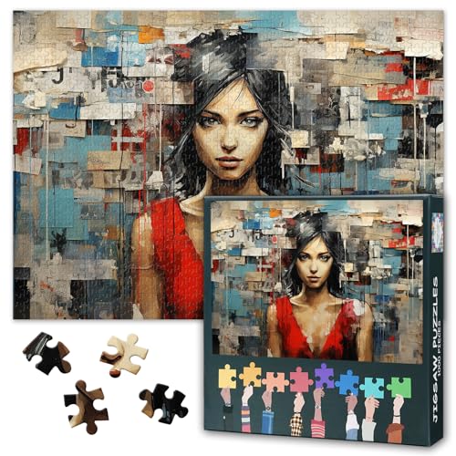 Erwachsene Puzzles 1000 Blöcke, Straße Graffiti Puzzles, Erwachsene Puzzles, Erwachsene Puzzle, Puzzle-Spiele oder Spielzeug für ältere Freunde 50x70cm von TISHIRON