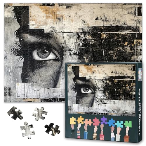 Erwachsene Puzzles 1000 Stück, Graffiti-Puzzles, Erwachsene Puzzles, Erwachsene Puzzle, Puzzle-Spiele oder Spielzeug für ältere Freunde 50x70cm von TISHIRON
