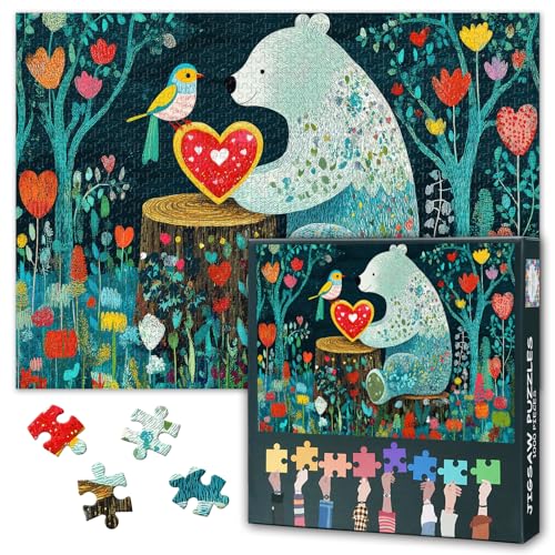 Farbe Tier Jigsaw Puzzles 1000 Stücke für Erwachsene Natur Landschaft Puzzles Jugendliche Bildungsspielzeug Heim Wanddekoration Herausforderndes Puzzle Geeignet für Spielnächte Größe: 70x50cm Farbe Tier Jigsaw Puzzles 1000 Stücke für Erwachsene Natur Landschaft Puzzles Jugendliche Bildungsspielzeug Heim Wanddekoration Herausforderndes Puzzle Geeignet für Spielnächte Größe: 70x50cm von TISHIRON
