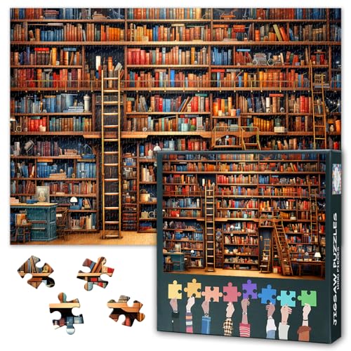 Grübelpuzzle Grusel-Horror: Schädel, Flakons & Antike Puppen - 1000 Teile Erwachsenenpuzzle (50x70 cm) für Halloween-Deko von TISHIRON