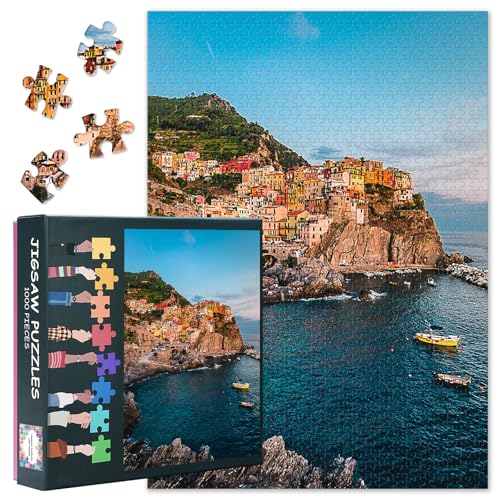 Jigsaw Puzzles 1000 Stück für Erwachsene Küstenstadt 1000 Stück Puzzle Meereslandschaft Puzzle Home Wanddekoration Jugendliches Familienspielzeug Geeignet für Spielnächte Größe: 70x50cm Jigsaw Puzzles 1000 Stück für Erwachsene Küstenstadt 1000 Stück Puzzle Meereslandschaft Puzzle Home Wanddekoration Jugendliches Familienspielzeug Geeignet für Spielnächte Größe: 70x50cm von TISHIRON