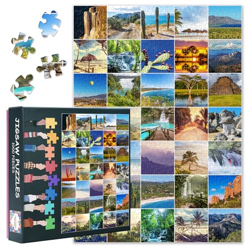 Landschafts Puzzle 1000 Teile Erwachsene - Farbintensive Naturmotive, Premium Panorama Puzzle 70x50 cm Landschafts Puzzle 1000 Teile Erwachsene - Farbintensive Naturmotive, Premium Panorama Puzzle 70x50 cm von TISHIRON