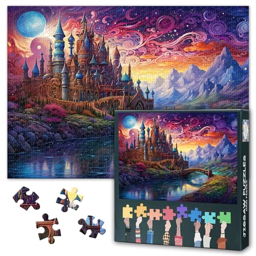 Magic Castle Puzzles für Erwachsene 1000 Stück Surrealist Realismus Puzzle 1000 Stück Mesmerizing Sturm Wolke Straße Puzzles, Magic Puzzle, 50x70 cm Magic Castle Puzzles für Erwachsene 1000 Stück Surrealist Realismus Puzzle 1000 Stück Mesmerizing Sturm Wolke Straße Puzzles, Magic Puzzle, 50x70 cm von TISHIRON
