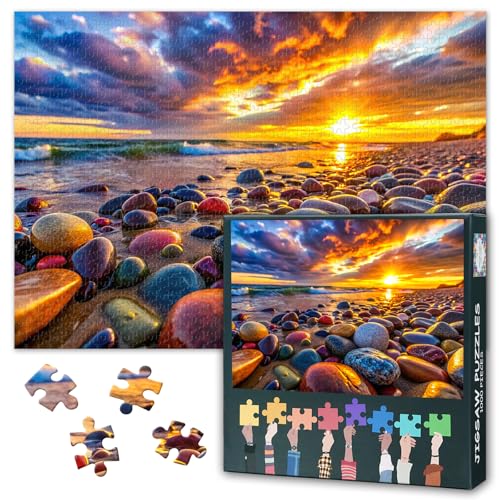 Meerestier-Puzzle Oktopus im Korallenriff: Unterwasserwelt mit Detailreichtum - 1000 Teile Erwachsenenpuzzle (50x70 cm) von TISHIRON