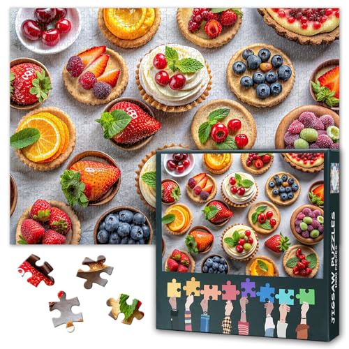 Premium-Puzzle mit 1000 Teilen für Erwachsene – Regenbogen aus Gemüse Kunstwerk | Herausfordernde Puzzles für Erwachsene Bunte Pflanzen Geschenk für Puzzle-Liebhaber 20 x 27 inch von TISHIRON