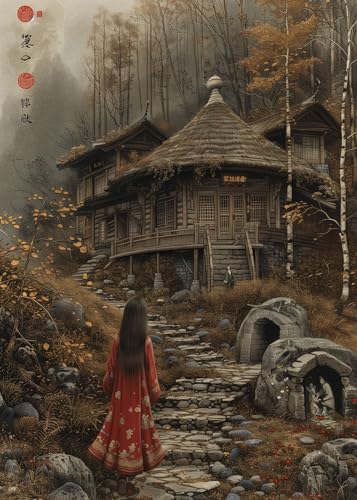 Puzzle für Erwachsene, japanischer böser Geist, 1000-teiliges Puzzle, Schreinpuzzle, Erwachsenenpuzzle, fertige Größe 50 x 70 cm von TISHIRON