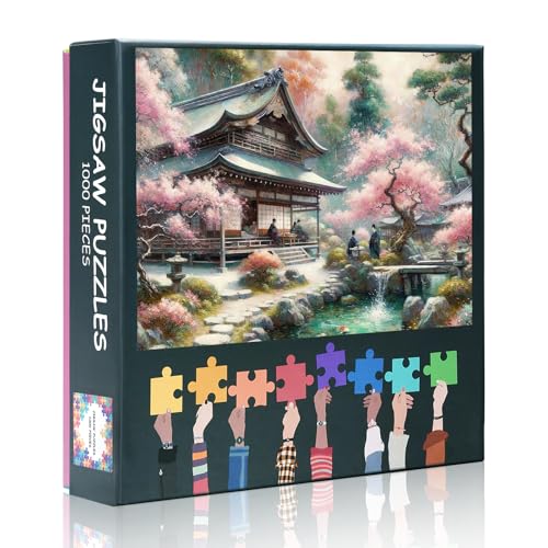 Puzzles für Erwachsene Landschaft - Puzzles 1000 Teile für Erwachsene Berghof, 27,5x19,7 Zoll Kirsche Kunst schwierig und Herausforderung Puzzle-Spiel für Wohnzimmer Wanddekoration Puzzles für Erwachsene Landschaft - Puzzles 1000 Teile für Erwachsene Berghof, 27,5x19,7 Zoll Kirsche Kunst schwierig und Herausforderung Puzzle-Spiel für Wohnzimmer Wanddekoration von TISHIRON