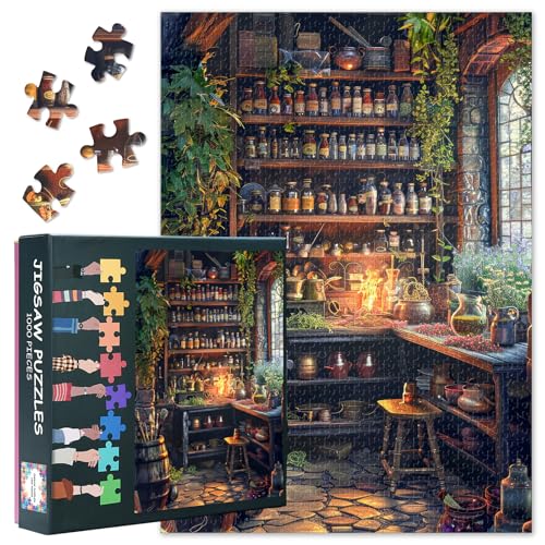 Puzzles für Erwachsene Magic Lab, Puzzles für Erwachsene 1000 – Fantasy Mystical Art, Hard Impossible Puzzle 27,5 x 19,7 Zoll, Lernspiele für Familie, Geburtstagsparty Geschenkidee Puzzles für Erwachsene Magic Lab, Puzzles für Erwachsene 1000 – Fantasy Mystical Art, Hard Impossible Puzzle 27,5 x 19,7 Zoll, Lernspiele für Familie, Geburtstagsparty Geschenkidee von TISHIRON