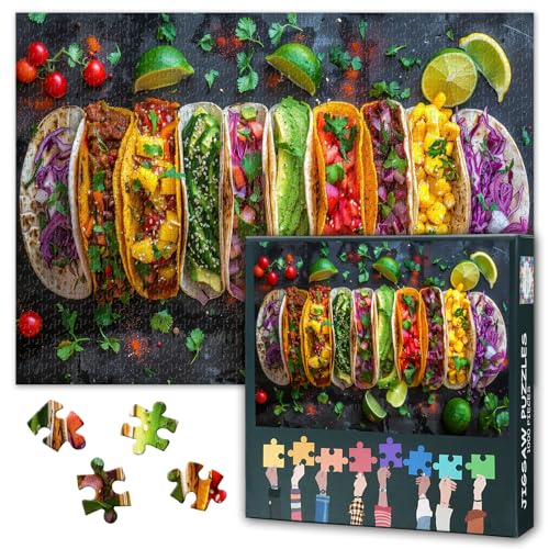 Puzzles mit 1000 Teilen für Erwachsene – Puzzle mit bunten Fruchtdesserts | Anspruchsvolles 1000-Teile-Puzzle mit Kunstdesign als Geschenk von Freunden und Familie 20 x 27 inch von TISHIRON