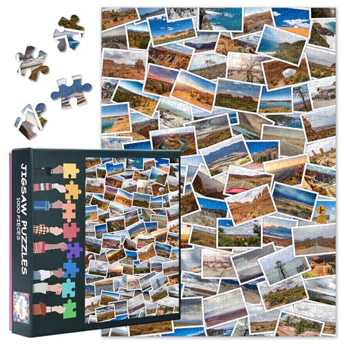 Reisen Erwachsene Puzzles 1000 Blöcke, Amerikanische Reisen Memory Puzzle, Erwachsene-Puzzles, Puzzle-Spiel oder Spielzeug für ältere Freunde 50X70CM von TISHIRON