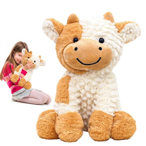 Kühe Kawaii Kuscheltier, 22cmWeich Kuh Kuscheltier Plüschtie, flauschig und weich Kuh Plüschtier, für Jungen Mädchen Geburtstag, Kindertag, Weihnachten Geschenk Kühe Kawaii Kuscheltier, 22cmWeich Kuh Kuscheltier Plüschtie, flauschig und weich Kuh Plüschtier, für Jungen Mädchen Geburtstag, Kindertag, Weihnachten Geschenk von TIVUNORON