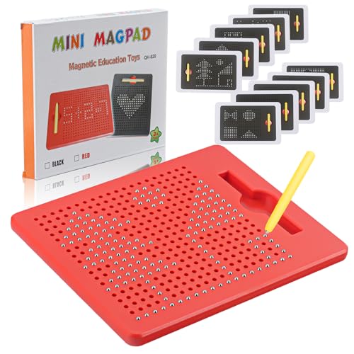 Magnetische Zeichenbretter Magnettafel Zeichentafel mit Stift, Magnet Zeichenblock Spiel für Kinder, Jungen und Mädchen - Lernspielzeug Geschenke von TIVUNORON