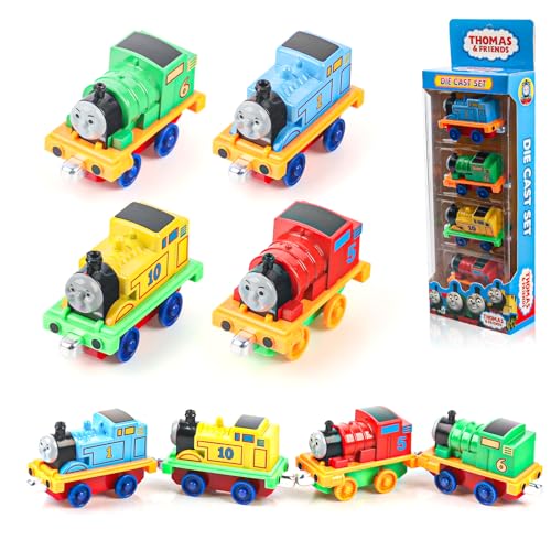 TIVUNORON 4 Stück THO-Mas Spielzeug Fahrzeug Set, Legierung Kleiner Zug Spielzeug, THO-Mas Magnetzug Spielzeug, Cartoon Zug Spielzeug Set, THO-Mas die Lokomotive Spielzeug, Geschenke für Kinder TIVUNORON 4 Stück THO-Mas Spielzeug Fahrzeug Set, Legierung Kleiner Zug Spielzeug, THO-Mas Magnetzug Spielzeug, Cartoon Zug Spielzeug Set, THO-Mas die Lokomotive Spielzeug, Geschenke für Kinder von TIVUNORON