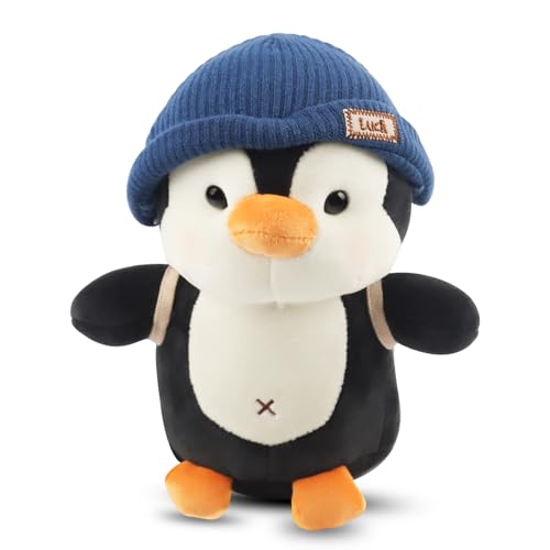 TIVUNORON Pinguin Stofftier Plüschtier, 23cm Kuscheltier Blauer Pinguin Plüsch Puppe, Niedliches Pinguin Plüsch Kissen, Kinder Cartoon Pinguin Plüsch Spielzeug Geschenk TIVUNORON Pinguin Stofftier Plüschtier, 23cm Kuscheltier Blauer Pinguin Plüsch Puppe, Niedliches Pinguin Plüsch Kissen, Kinder Cartoon Pinguin Plüsch Spielzeug Geschenk von TIVUNORON