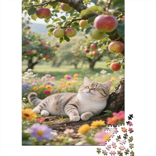 Russisch Blau Puzzles Apfelorchard Lernspiel 1000 PCS Herausforderungsspielzeug Holzpuzzles PuzzlePädagogisches Für Erwachsene 1000pcs (75x50cm) von TJLROUVNK