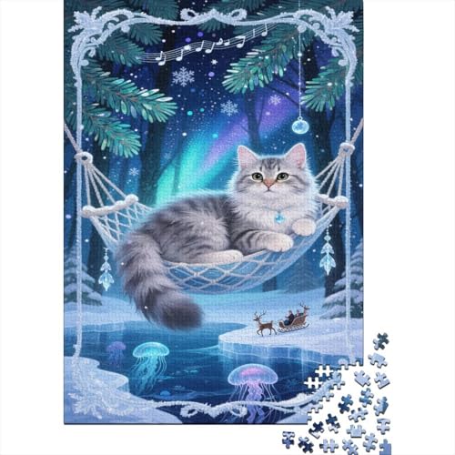 sibirischen Puzzles Schnee Lernspiel 1000-teilige Herausforderungsspielzeug Holzpuzzles PuzzlePädagogisches Für Die Ganze Familie 1000pcs (75x50cm) von TJLROUVNK