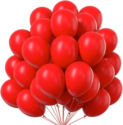 50x Luftballons rot - Ø 35 cm für Geburtstag & Hochzeit & Party & Kindergeburtstag - Luft & Helium als Dekoration 50x Luftballons rot - Ø 35 cm für Geburtstag & Hochzeit & Party & Kindergeburtstag - Luft & Helium als Dekoration von TK Gruppe Timo Klingler