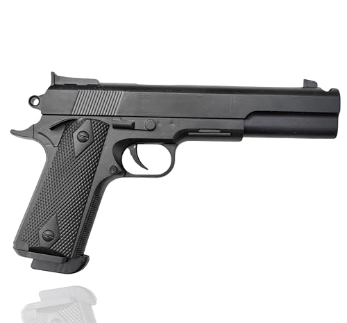 Beretta 25 cm Pistole Spielzeug Zubehör Attrappe für Kostüm Erwachsene & Kinder für Fasching & Karneval Pistole wie Geheimagent (Mengenauswahl) (Beretta Modell 25 cm) von TK Gruppe Timo Klingler