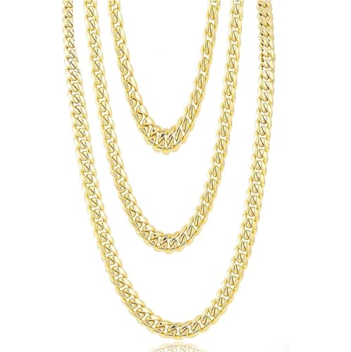 Goldkette Panzerkette ca. 50 cm Goldkettchen wie Rapper Gangster Fokuhila Accessoires 80er 90er Jahre Fasching Karneval Goldkette Panzerkette ca. 50 cm Goldkettchen wie Rapper Gangster Fokuhila Accessoires 80er 90er Jahre Fasching Karneval von TK Gruppe Timo Klingler