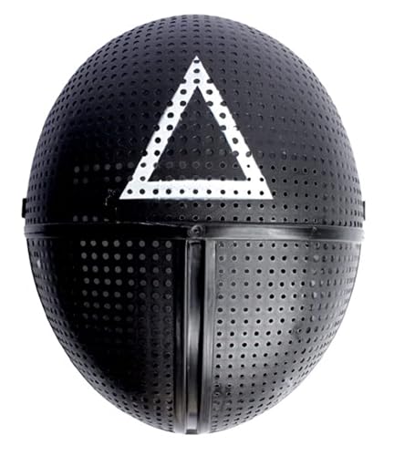 Maske Dreieck - + 1x Spielkarte für Halloween, Fasching & Karneval als Kostüm für Herren & Damen (Farbauswahl) von TK Gruppe Timo Klingler