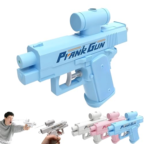 Prank Water Gun, Prank Two-Way Water Gun, Prank Squirt Gun, for Adults Party Games Outdoor Indoor, Easy to Carry (Blue) von TKNIBEEN