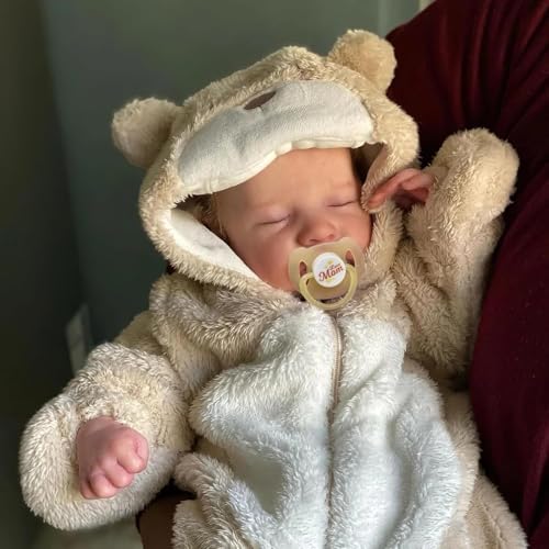 TKYFOYS Reborn Dolls Girls 18 Inch Reborn Baby Doll Handmade Reborn Babies Soft Body She Looks and Feels Like a Real Lifelike Baby von TKYFOYS