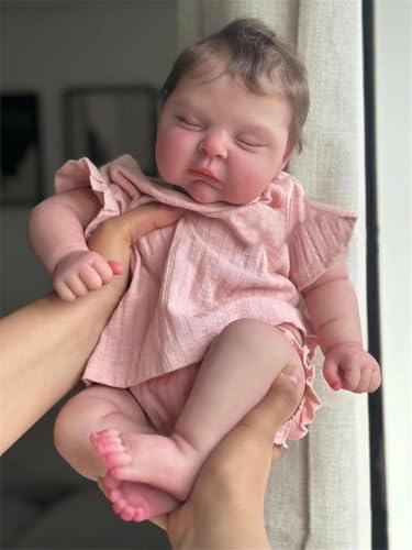 TKYFOYS Reborn Dolls Girls Reborn Baby Dolls 20 Inch Realistic Newborn Soft Silicone Baby Doll with Clothes and Toy Accessories, White TKYFOYS Reborn Dolls Girls Reborn Baby Dolls 20 Inch Realistic Newborn Soft Silicone Baby Doll with Clothes and Toy Accessories, White von TKYFOYS
