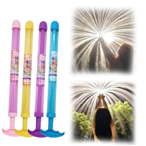 Feuerwerk Wasserpistole, 4 Stück Wasserpistole Feuerwerk Wasserspielzeug für Kinder, Wasserfeuerwerk Firework Wasserspritze Wasserspritzpistolen Kinder Pool Strand Spielzeug für Strandpool Pool Party Feuerwerk Wasserpistole, 4 Stück Wasserpistole Feuerwerk Wasserspielzeug für Kinder, Wasserfeuerwerk Firework Wasserspritze Wasserspritzpistolen Kinder Pool Strand Spielzeug für Strandpool Pool Party von TLDNZXY
