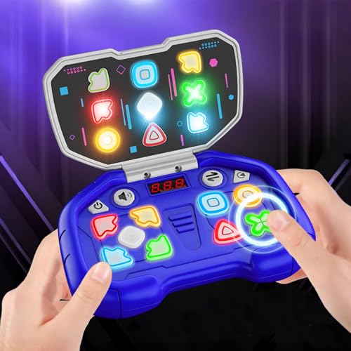 Handheld-Spielekonsole, Schnelles Push-Puzzlespiel für Kinder 3-12 Jahre 4 Spielmodi mit Gedächtnistraining & Stressabbau,tragbares Quick Push Spiel Fidget Toys Pop Game Antistress Spielzeug Geschenke Handheld-Spielekonsole, Schnelles Push-Puzzlespiel für Kinder 3-12 Jahre 4 Spielmodi mit Gedächtnistraining & Stressabbau,tragbares Quick Push Spiel Fidget Toys Pop Game Antistress Spielzeug Geschenke von TLDNZXY