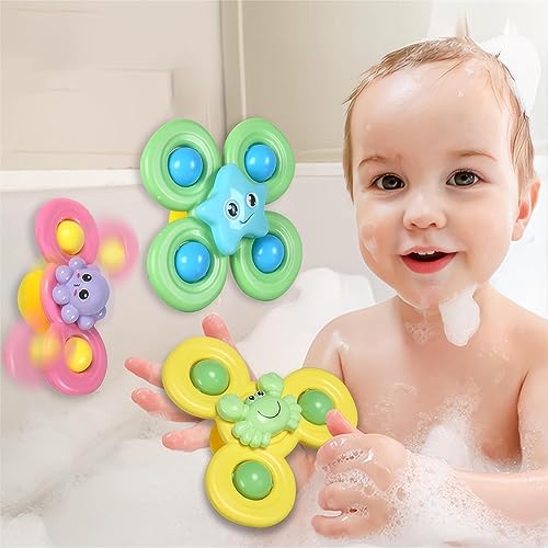 TLHWIN 3 Stück Saugnapf Spielzeug Kinder,Badespielzeug Spinner , Sensorik Spielzeug für Baby, Saugnapf Spinner Spielzeug Badewannenspielzeug Babys über 1 Jahr alt. TLHWIN 3 Stück Saugnapf Spielzeug Kinder,Badespielzeug Spinner , Sensorik Spielzeug für Baby, Saugnapf Spinner Spielzeug Badewannenspielzeug Babys über 1 Jahr alt. von TLHWIN