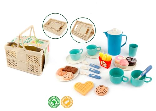 TLHWIN Kinder Outdoor Spielen Küche Camping Spielzeug, Pretend Tee Set Spielen Küche Tee Set Puppe Geschirr ,Role Play Pretend Picknicking Essen Spielen Küche Geschenk für Mädchen Jungen (904E-A) TLHWIN Kinder Outdoor Spielen Küche Camping Spielzeug, Pretend Tee Set Spielen Küche Tee Set Puppe Geschirr ,Role Play Pretend Picknicking Essen Spielen Küche Geschenk für Mädchen Jungen (904E-A) von TLHWIN