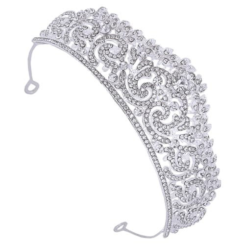 TLTLT Braut-Tiara, Krone, Stirnband for Frauen, romantische Hochzeits-Diaras, Kopfschmuck, Vintage-Braut-Tiara, Strasssteine, leichtes Haarornament for Partys TLTLT Braut-Tiara, Krone, Stirnband for Frauen, romantische Hochzeits-Diaras, Kopfschmuck, Vintage-Braut-Tiara, Strasssteine, leichtes Haarornament for Partys von TLTLT