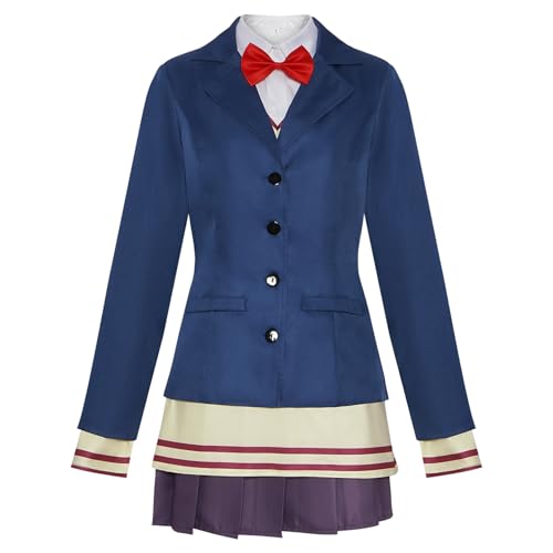 TLXNN Aira Shiratori Cosplay Kostüm Anime Shiratori Aira Rollenspiel Komplettes Set Erwachsene Halloween Kostüm Frauen Schuluniform Outfits für Karneval Maskerade Party von TLXNN