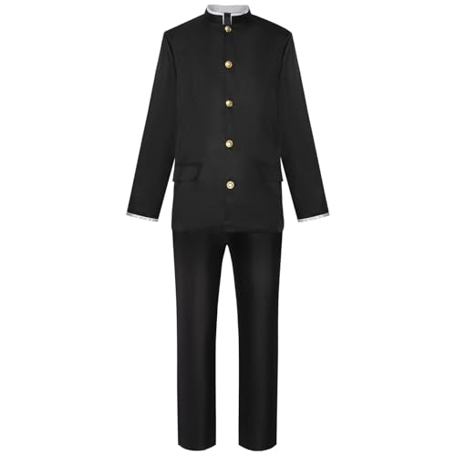 TLXNN Takakura Ken Cosplay Kostüm Anime Okarun Rollenspiel Komplettes Set Erwachsene Halloween Kostüm Herren Jacke Outfits Uniform für Karneval Maskerade Party von TLXNN