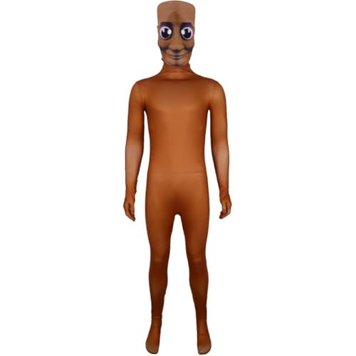 TLXNN Tung Tung Tung Sahur Cosplay Kostüm Brainrot Tiere Jumpsuit Kopfbedeckung Uniform Anime Rollenspiel Bodys Outfit für Halloween Party TLXNN Tung Tung Tung Sahur Cosplay Kostüm Brainrot Tiere Jumpsuit Kopfbedeckung Uniform Anime Rollenspiel Bodys Outfit für Halloween Party von TLXNN