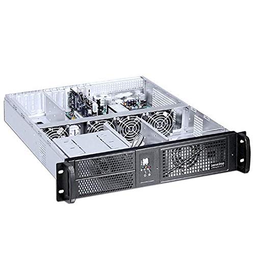 Rack Chassis 19" 2U Black von Techly