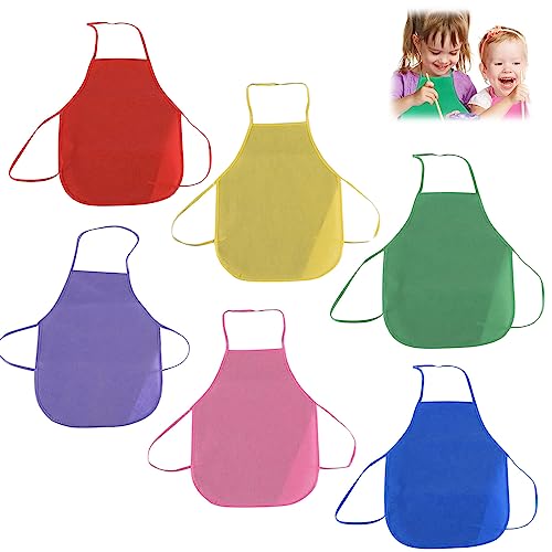 TMRBBesty Schürzen,Kinder Schürzen,Kinder Bastelschürze Set,Kinderschürze,Kinderschürze & Kinderkochschürze zum Zeichnen,Malen,Backen & Kochen– Von 2 bis 8 Jahre,6 Stück 6 Farben TMRBBesty Schürzen,Kinder Schürzen,Kinder Bastelschürze Set,Kinderschürze,Kinderschürze & Kinderkochschürze zum Zeichnen,Malen,Backen & Kochen– Von 2 bis 8 Jahre,6 Stück 6 Farben von TMRBBesty