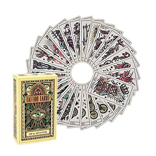 Tarot-Deck,Tarot-Karten,Tarotkarten mit Ratgeber,Tarot für Anfänger,Ink Intuition,Für Anfänger Holographisch Tarotkarten Schicksals-Weissagungskarte Wahrsagewerkzeuge Kartenspielen Tarot-Deck,Tarot-Karten,Tarotkarten mit Ratgeber,Tarot für Anfänger,Ink Intuition,Für Anfänger Holographisch Tarotkarten Schicksals-Weissagungskarte Wahrsagewerkzeuge Kartenspielen von TMRBBesty