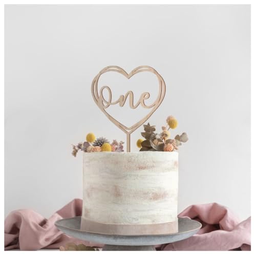 Cake Topper One 2 Stück Cupcake Tortendeko Holz geburtstag kuchenstecker baby Torte Dekorieren kindergeburtstag geburtstag deko Tortendekoration für Party Kuchendekoration Babyparty Cake Topper One 2 Stück Cupcake Tortendeko Holz geburtstag kuchenstecker baby Torte Dekorieren kindergeburtstag geburtstag deko Tortendekoration für Party Kuchendekoration Babyparty von TMTGTS