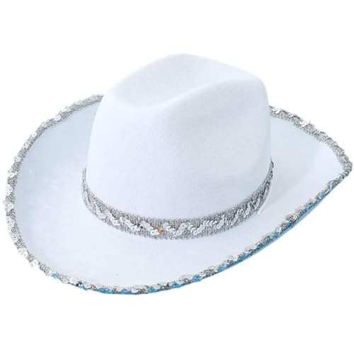 TMTGTS Cowboyhut Westernhut Sonnenhut Sommerhut Breiter Krempe hut Modehut Faschingshut für Weihnachtskarneval Maskerade Hochzeiten Dinnerpartys Bälle Nachtclub Weihnachtskarneval Geburtstagsteil TMTGTS Cowboyhut Westernhut Sonnenhut Sommerhut Breiter Krempe hut Modehut Faschingshut für Weihnachtskarneval Maskerade Hochzeiten Dinnerpartys Bälle Nachtclub Weihnachtskarneval Geburtstagsteil von TMTGTS
